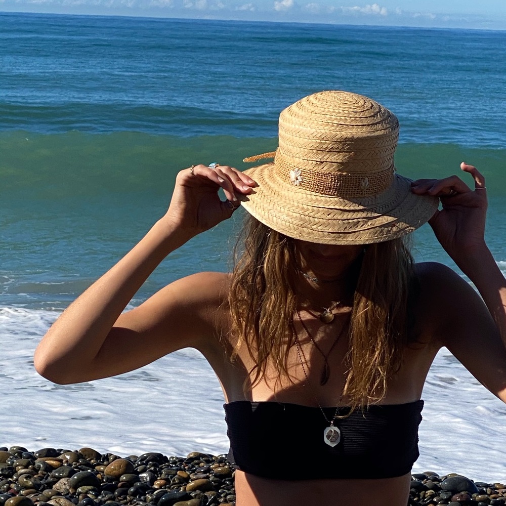 vintage straw hat